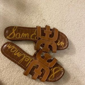 Sam Edelman sandals in tan leather color